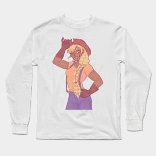 Applejack human version Long Sleeve T-Shirt